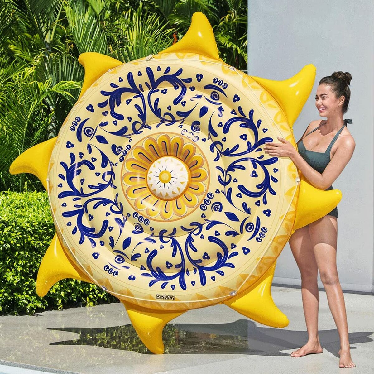 Надувной остров Bestway 226 x 226 cm-7