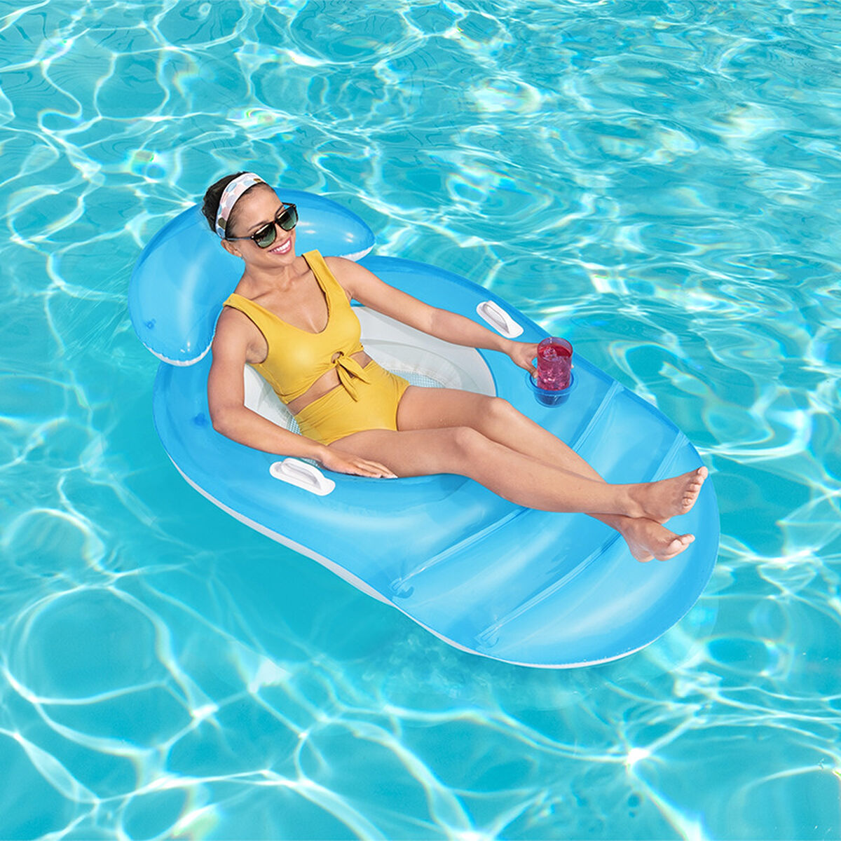 Надувное кресло для бассейна Bestway Relaxer 153 x 102 cm-3