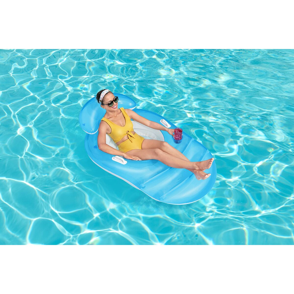 Надувное кресло для бассейна Bestway Relaxer 153 x 102 cm-5