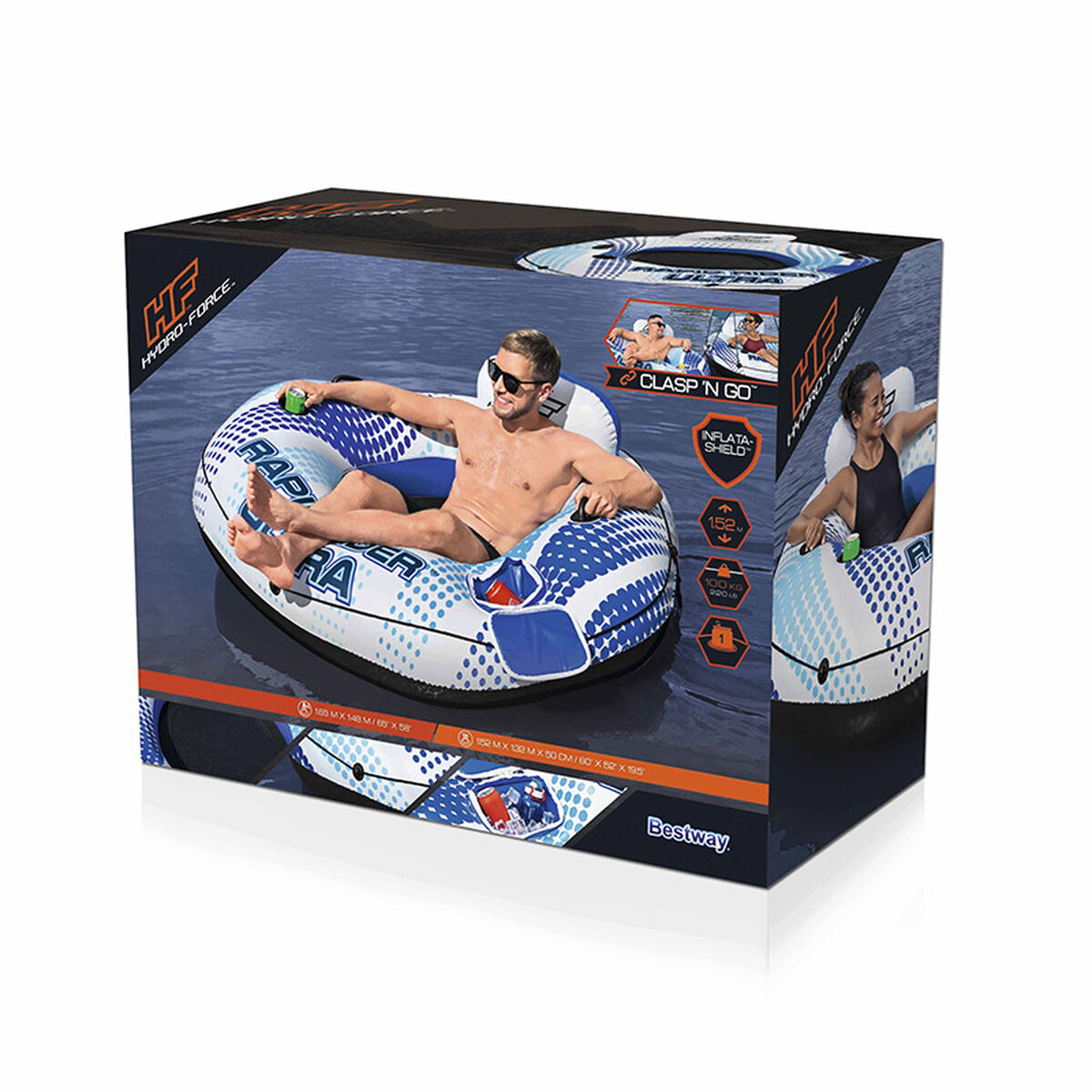 Надувное колесо Bestway Rapid Rider 165 x 148 cm-2