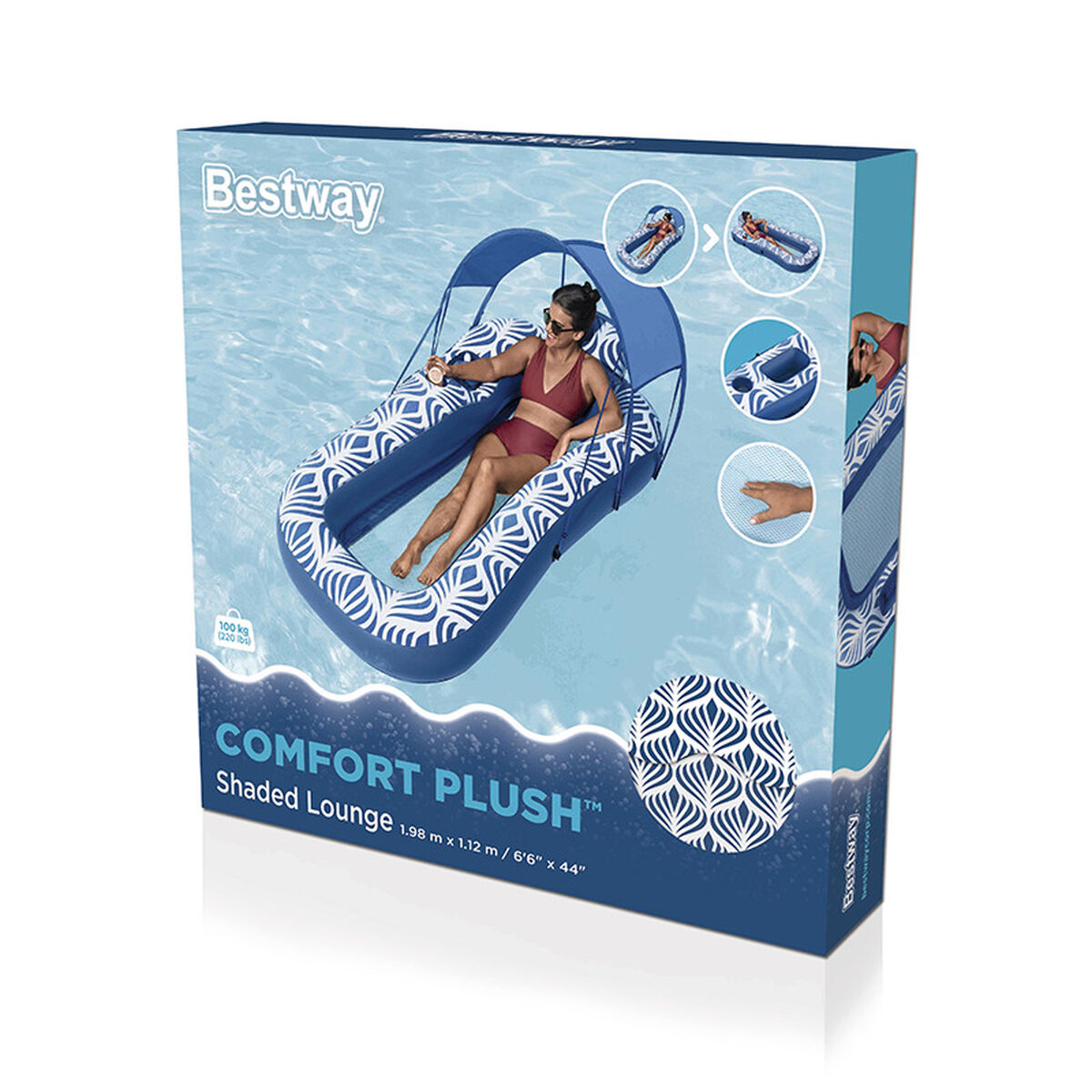 Надувной матрас Bestway 198 x 112 cm-2