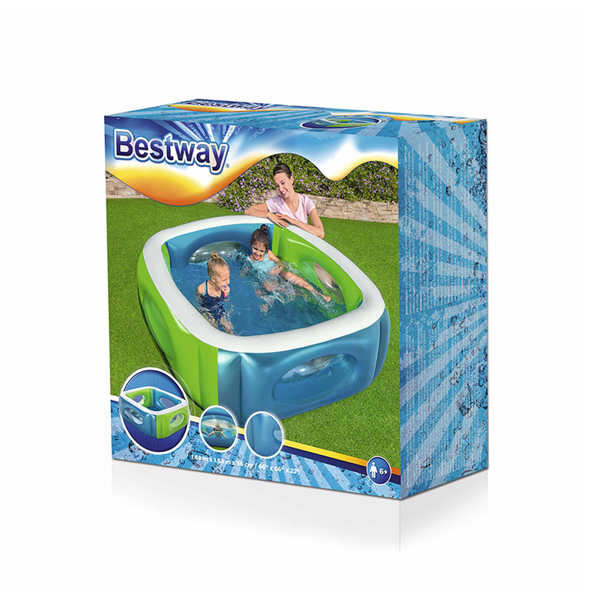 Детские надувное кресло Bestway 168 x 168 x 56 cm-2