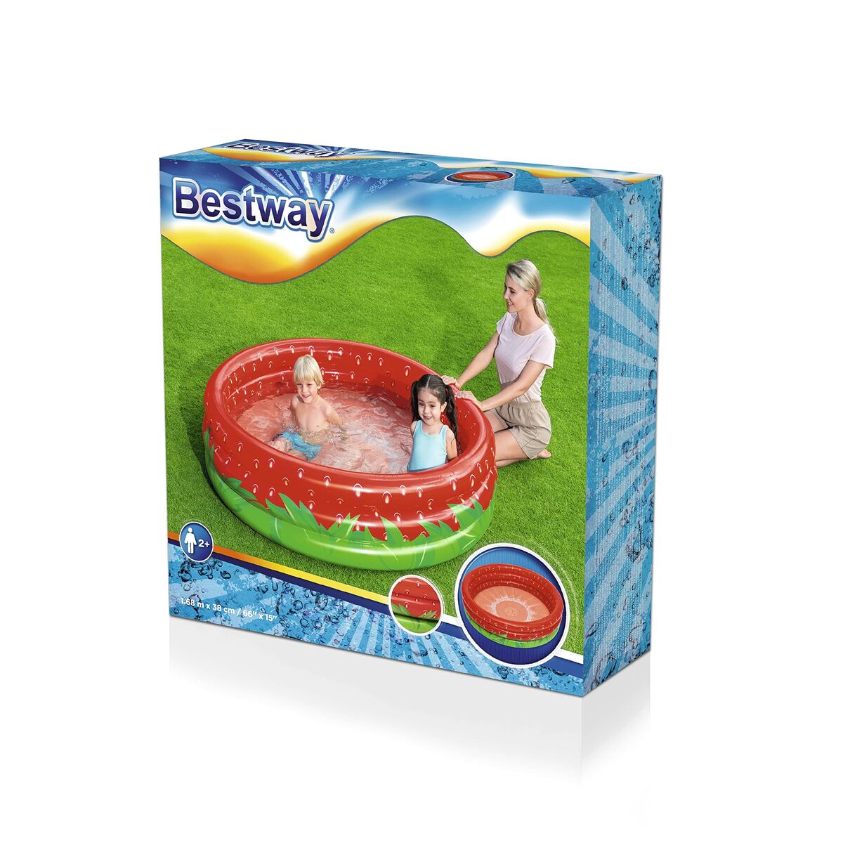 Детские надувное кресло Bestway Клубника 168 x 38 cm-8