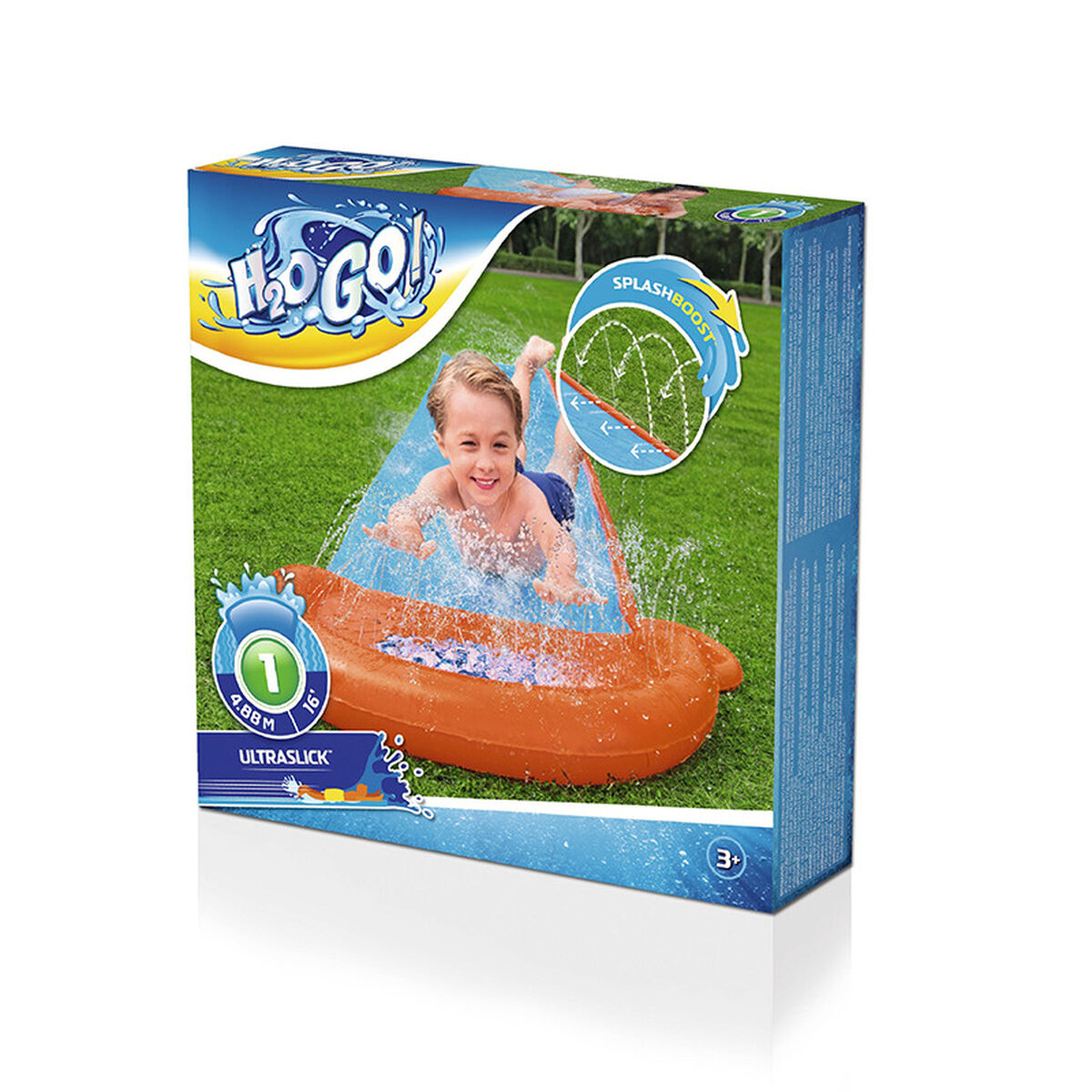 Водная горка Bestway 488 x 82 cm скольжение-2
