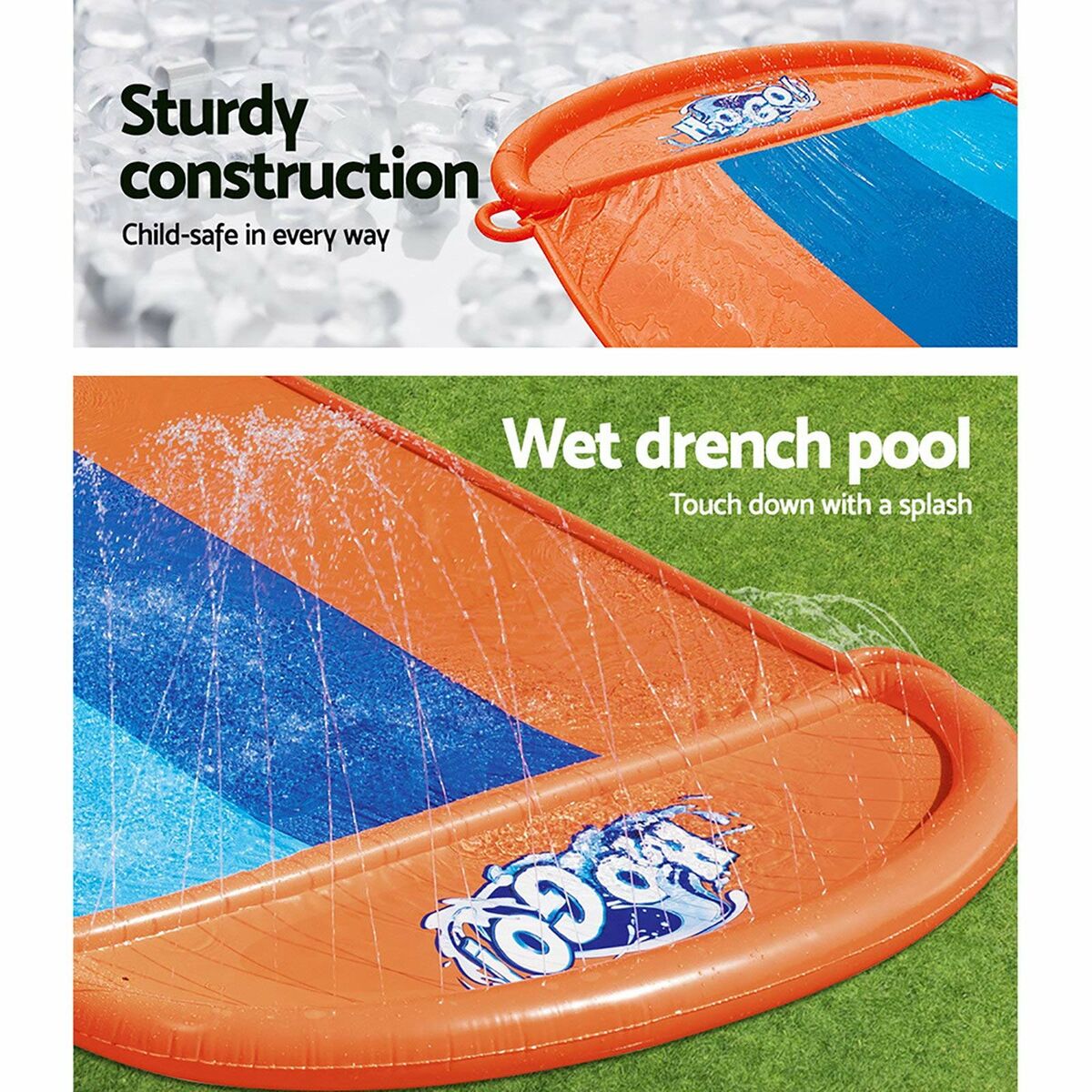 Водная горка Bestway 488 x 207,5 cm скольжение Тройной-8