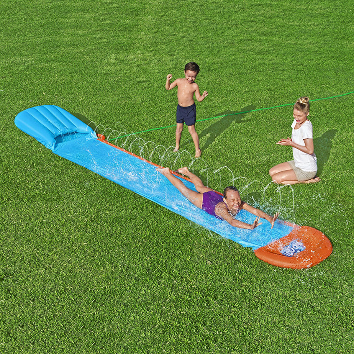 Водная горка Bestway Tsunami 488 x 82 cm скольжение-3