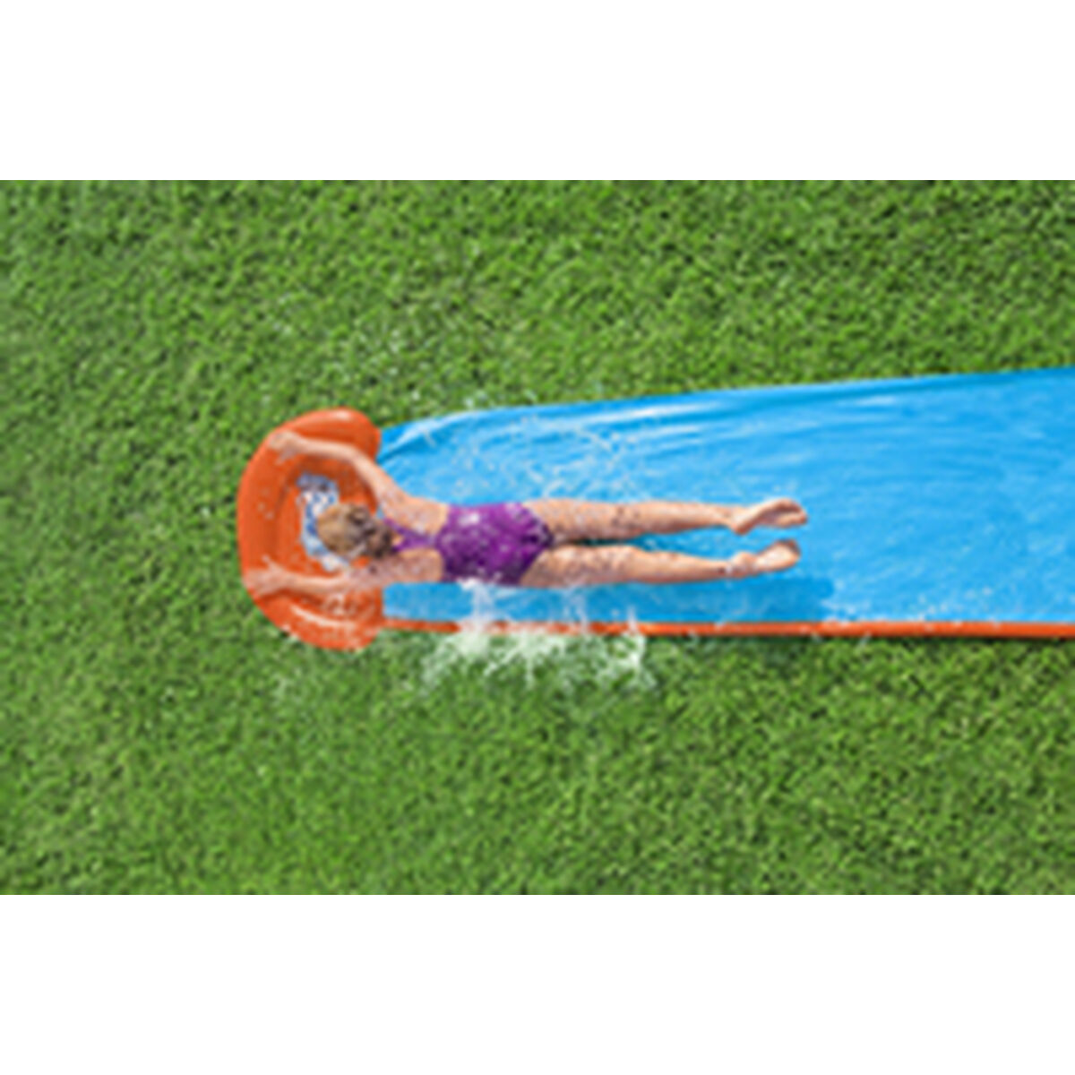 Водная горка Bestway Tsunami 488 x 82 cm скольжение-7