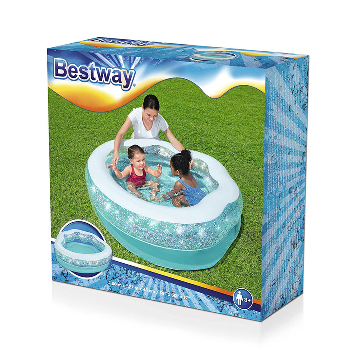 Детские надувное кресло Bestway 150 x 125 x 43 cm-2