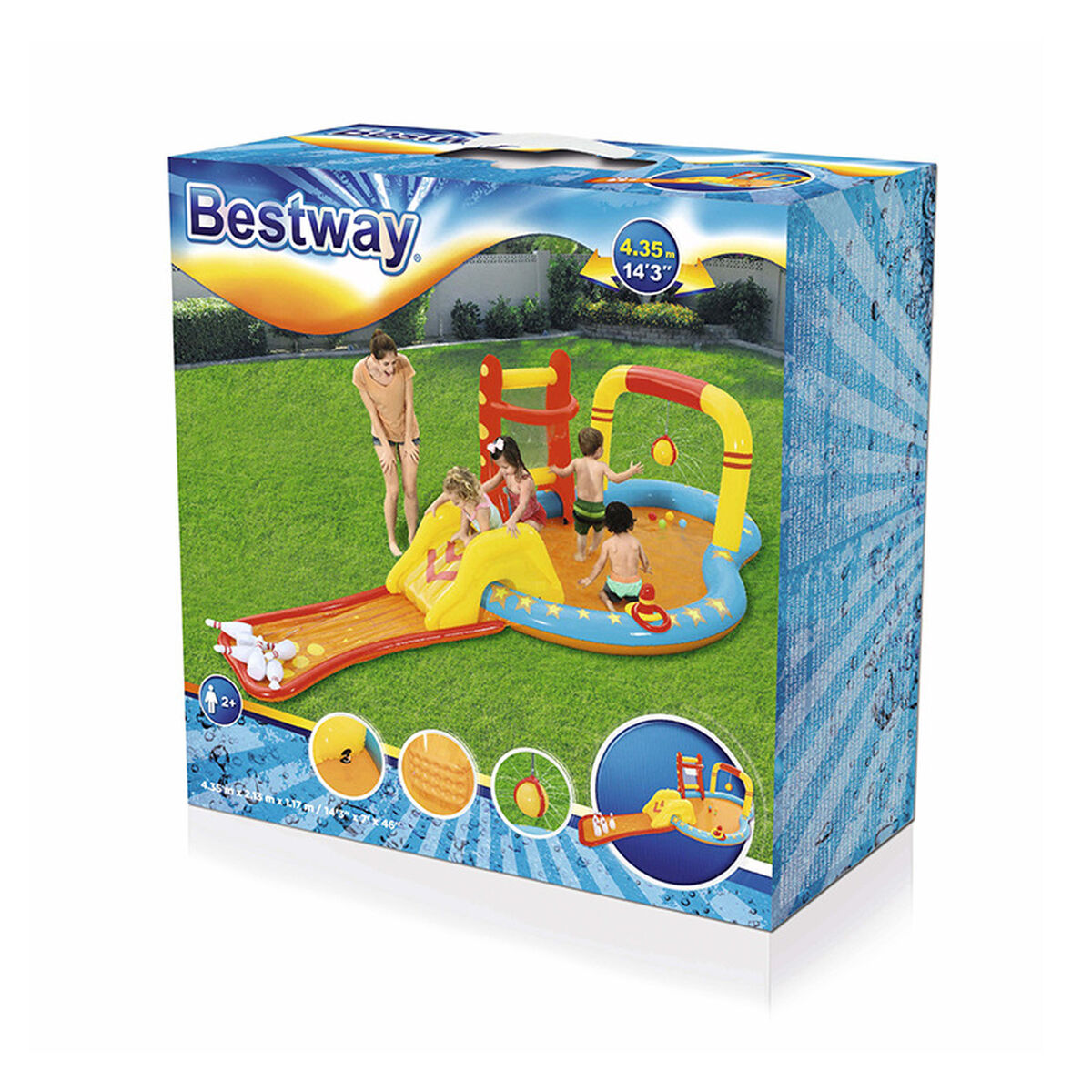Детский бассейн Bestway 435 x 213 x 117 cm Игровая площадка-2