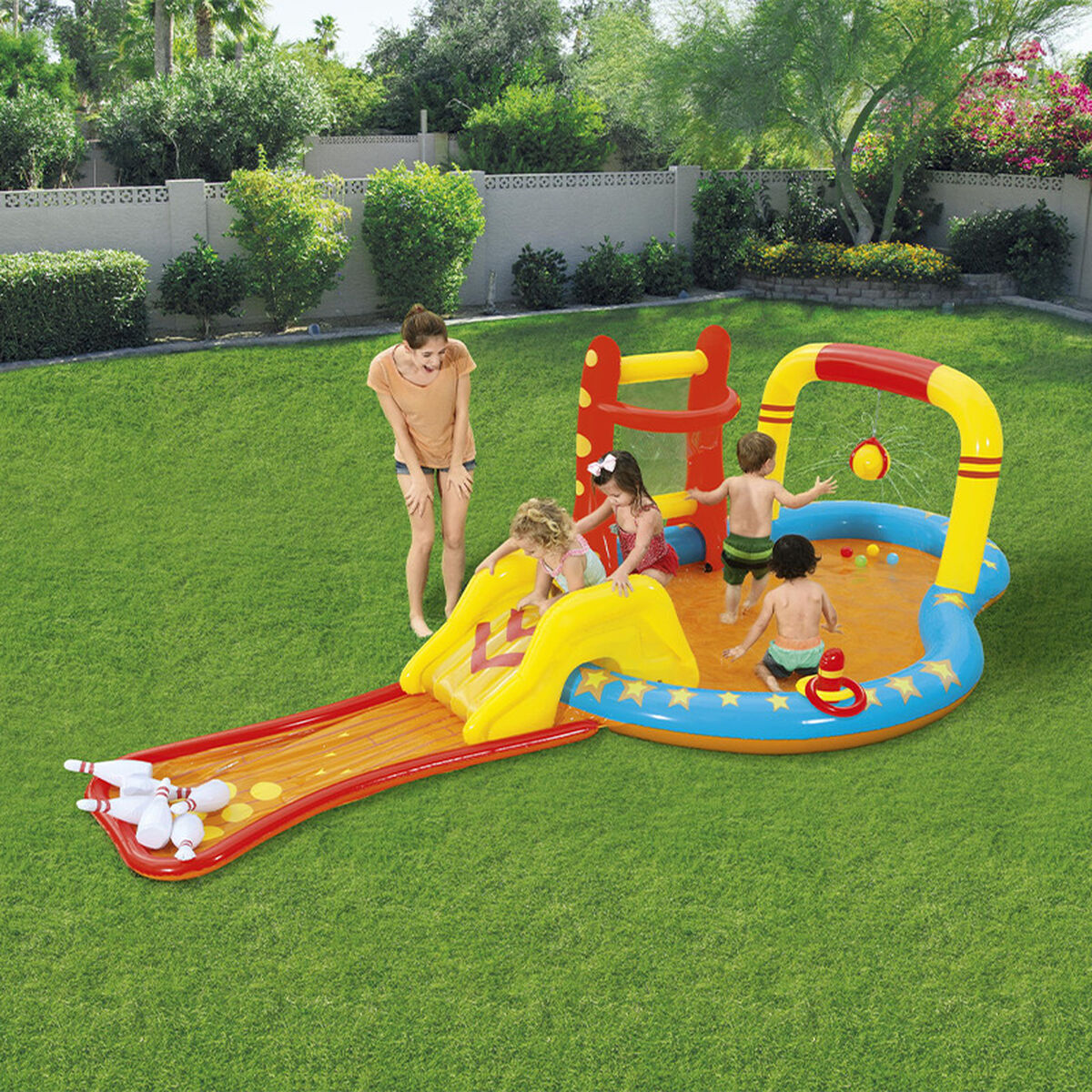 Детский бассейн Bestway 435 x 213 x 117 cm Игровая площадка-3