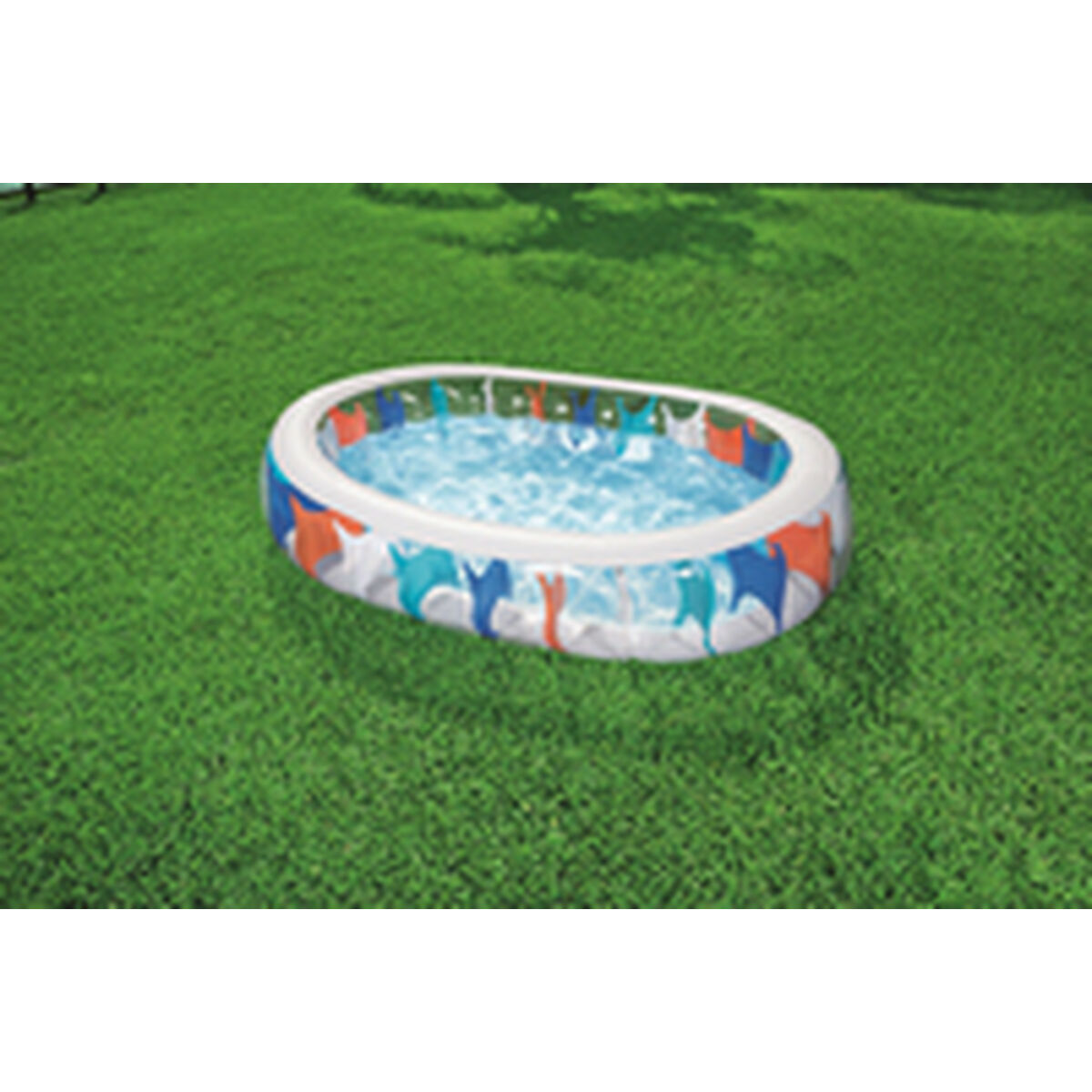 Надувной бассейн Bestway Разноцветный 229 x 152 x 51 cm-7
