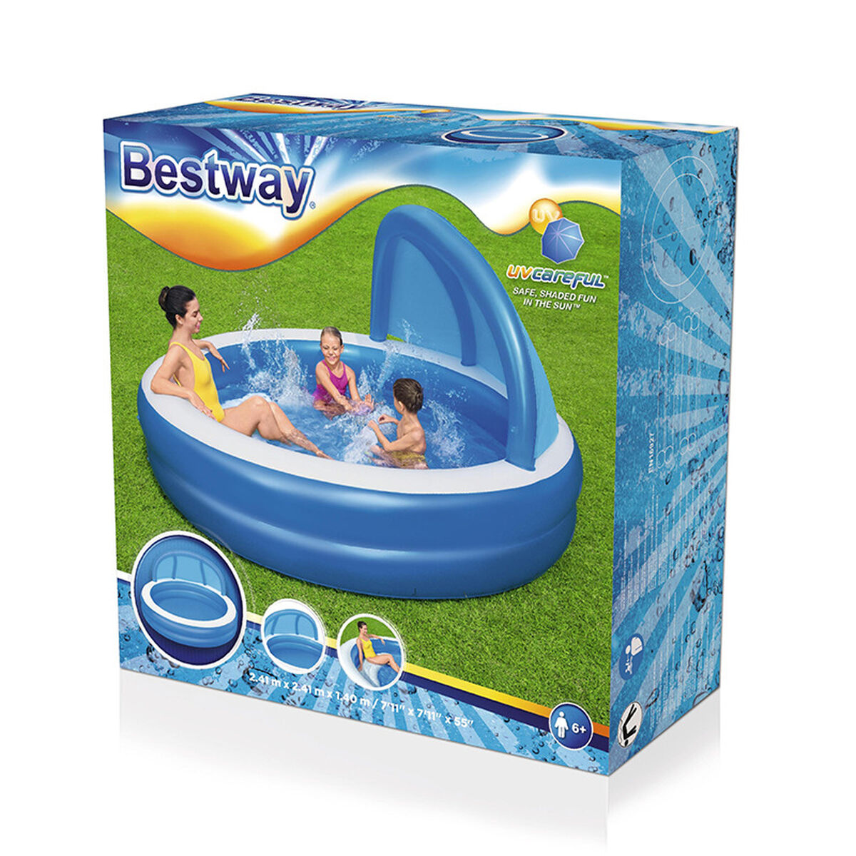 Детские надувное кресло Bestway Разноцветный 241 x 241 x 140 cm-2