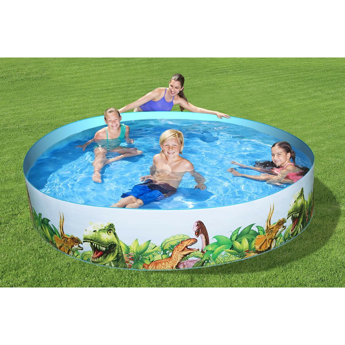 Детские надувное кресло Bestway динозавры 244 x 46 cm-7