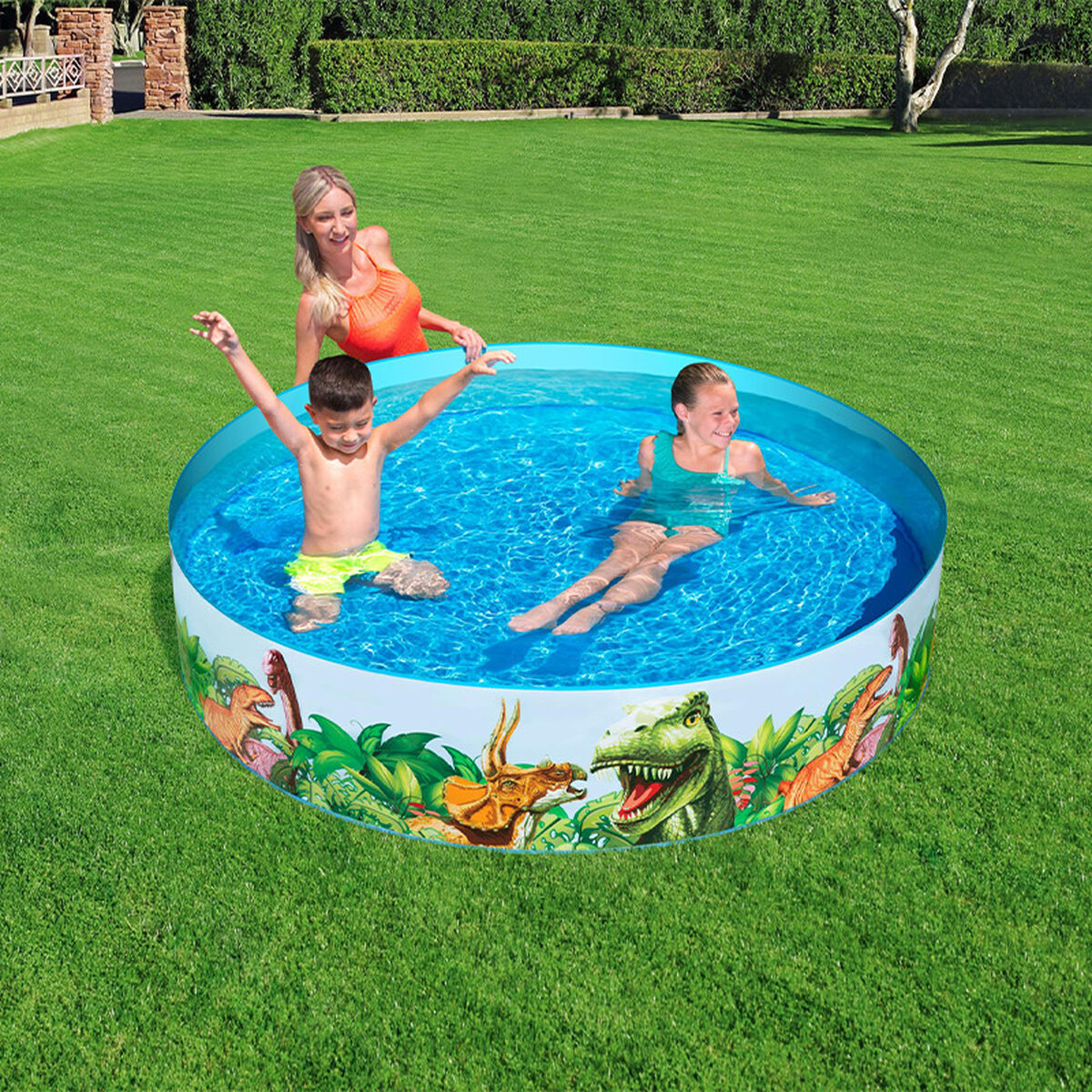 Детские надувное кресло Bestway динозавры 183 x 38 cm-3