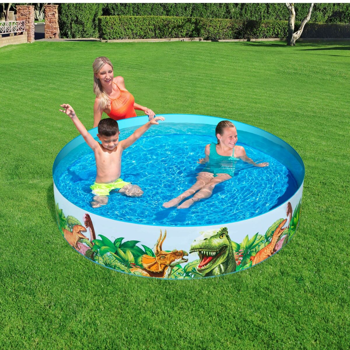 Детские надувное кресло Bestway динозавры 183 x 38 cm-7