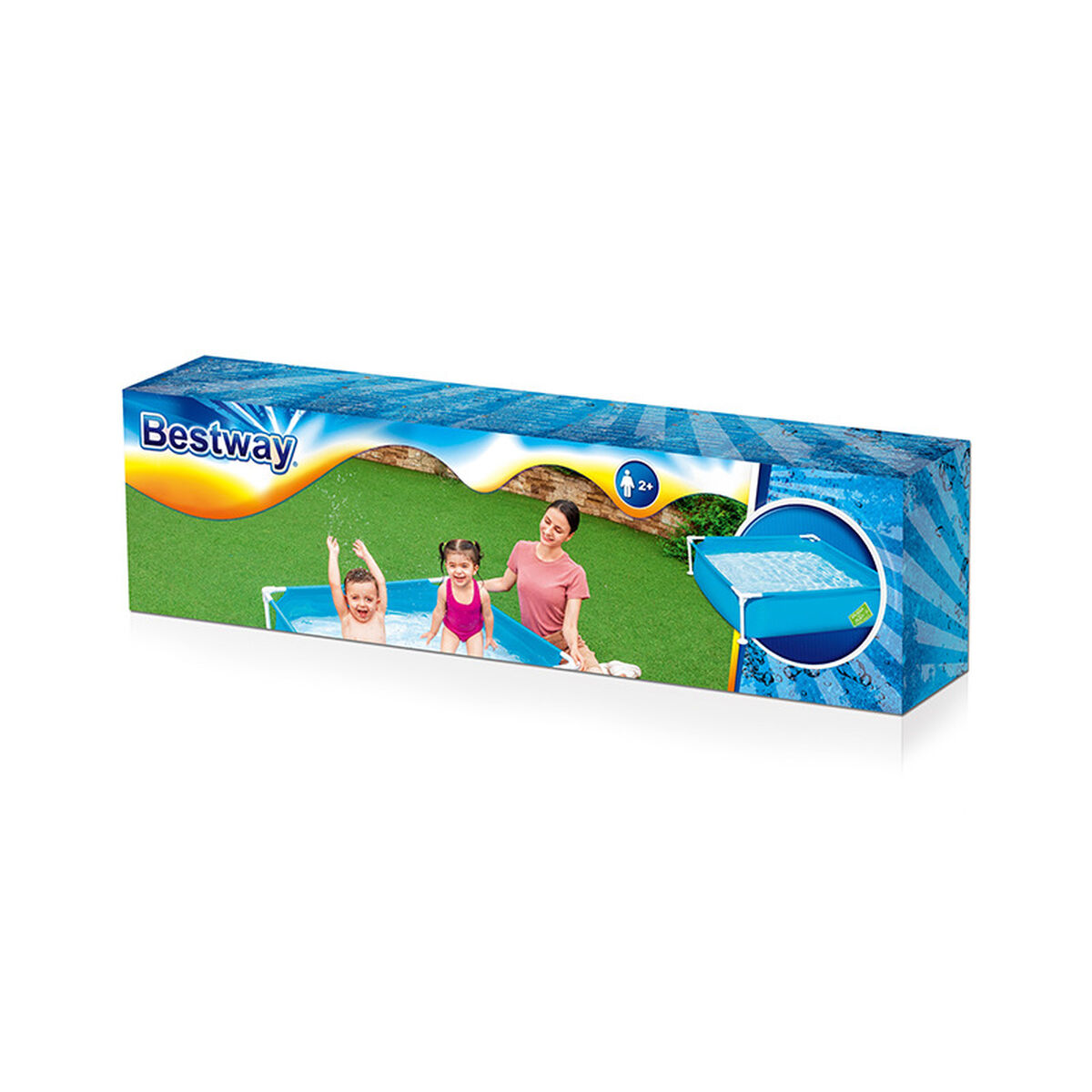 Бассейн Съемный Bestway 122 x 122 x 30,5 cm-2