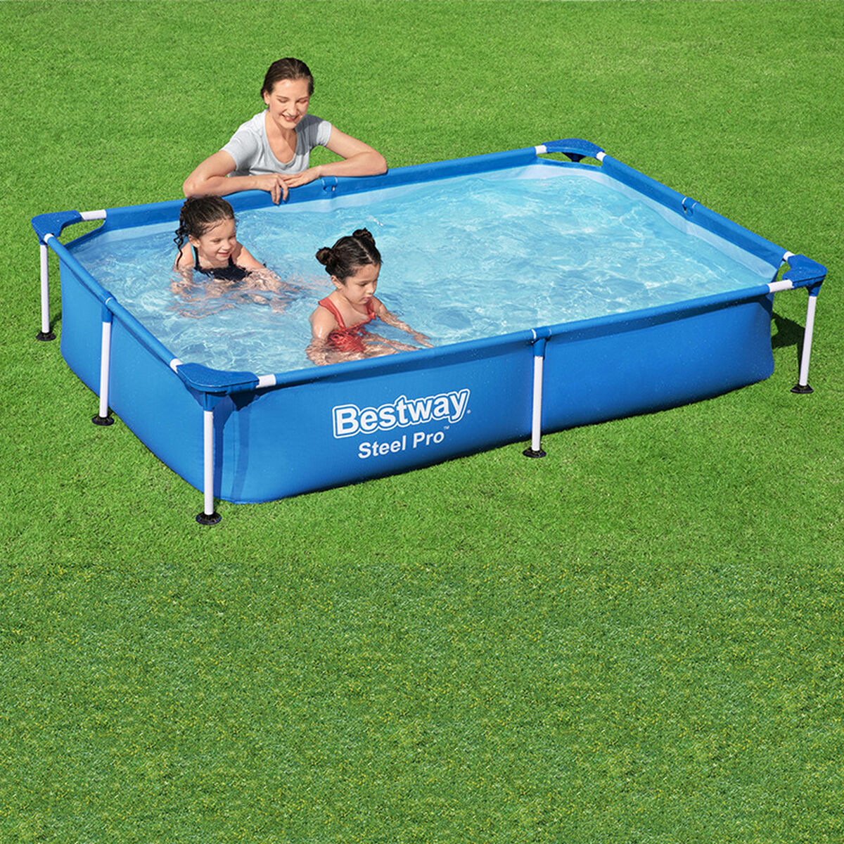 Бассейн Съемный Bestway 221 x 150 x 43 cm-3