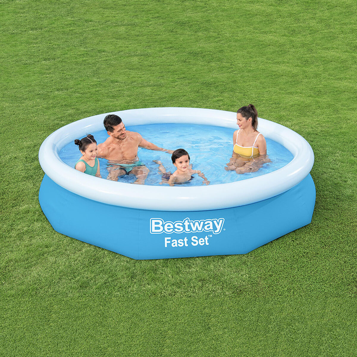 Надувной бассейн Bestway Синий 3200 L 305 x 66 cm-2