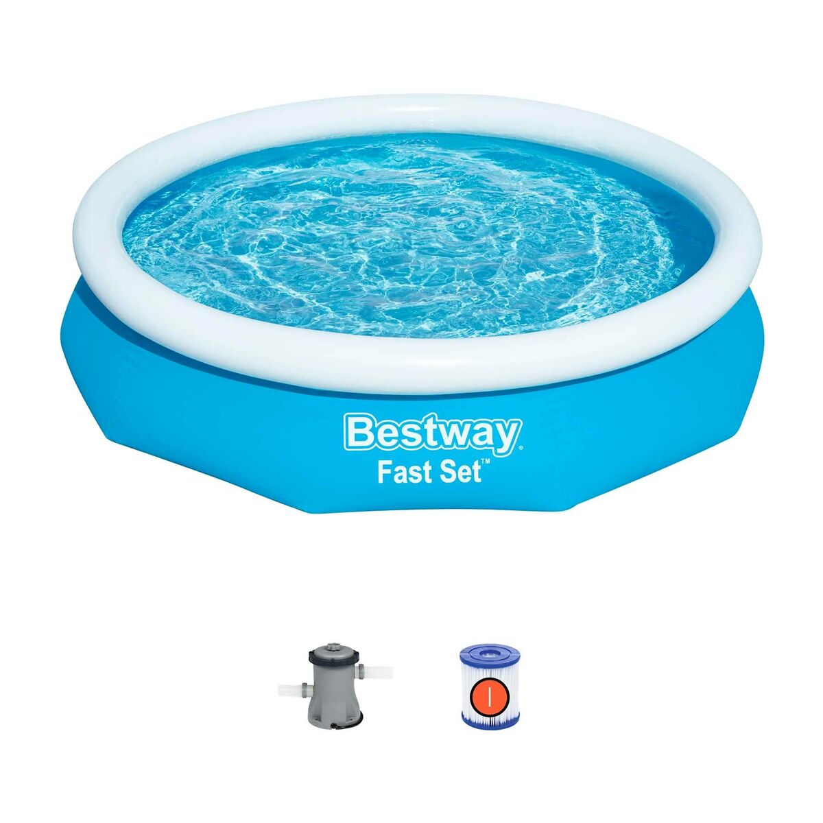 Надувной бассейн Bestway Синий 3200 L 305 x 66 cm-3