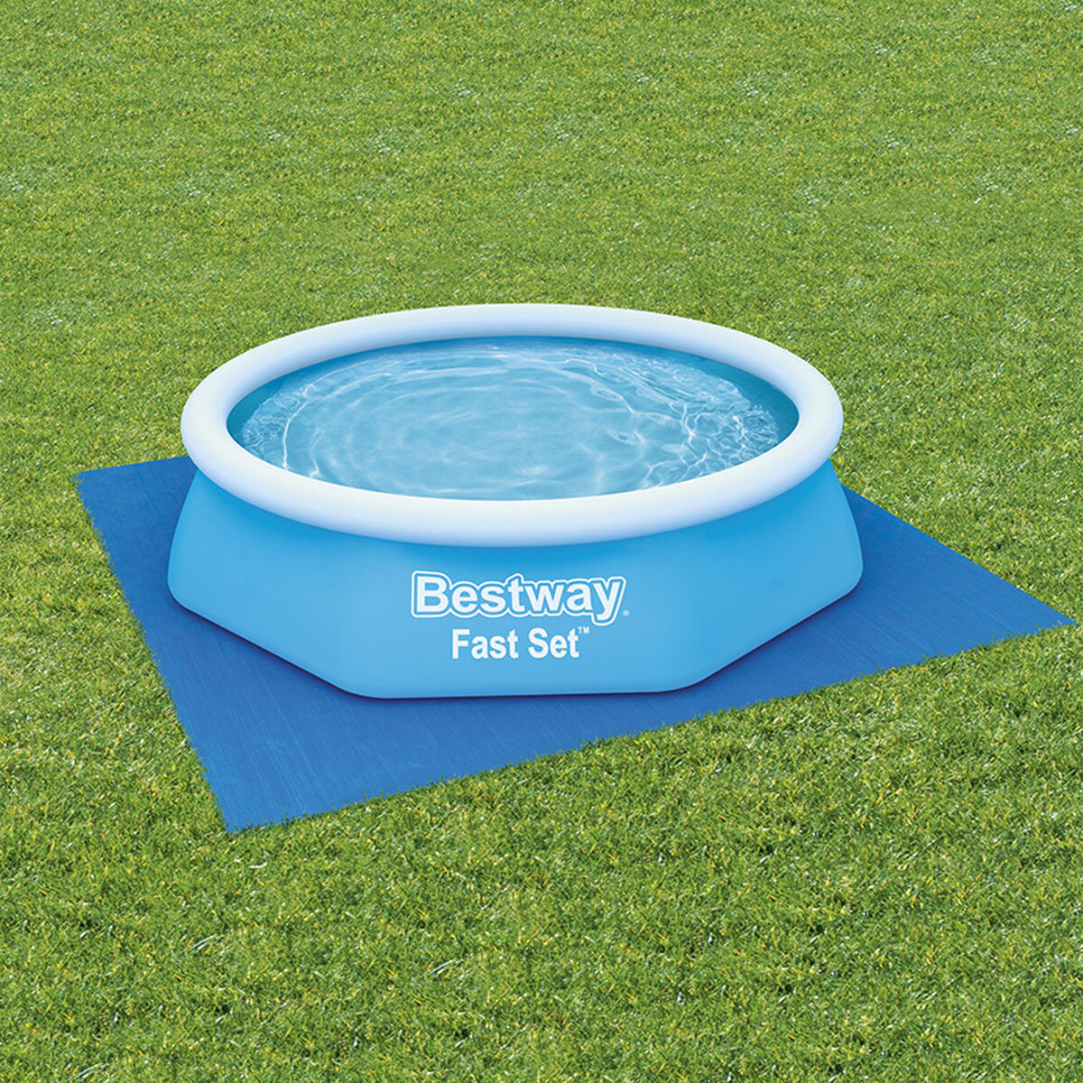 Protective flooring for removable swimming pools Shine Inline 274 x 274 cm-3