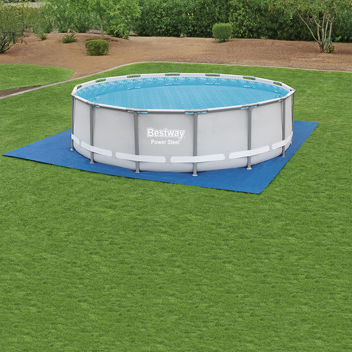 Защитный пол для съемных бассейнов Bestway 488 x 488 cm-3