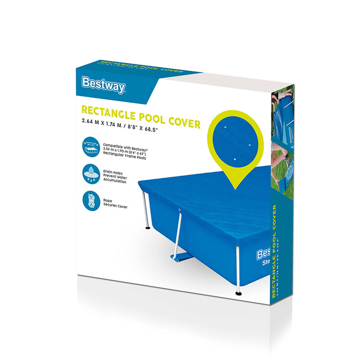 Покрытия для бассейнов Bestway Синий 259 x 170 x 61 cm-4