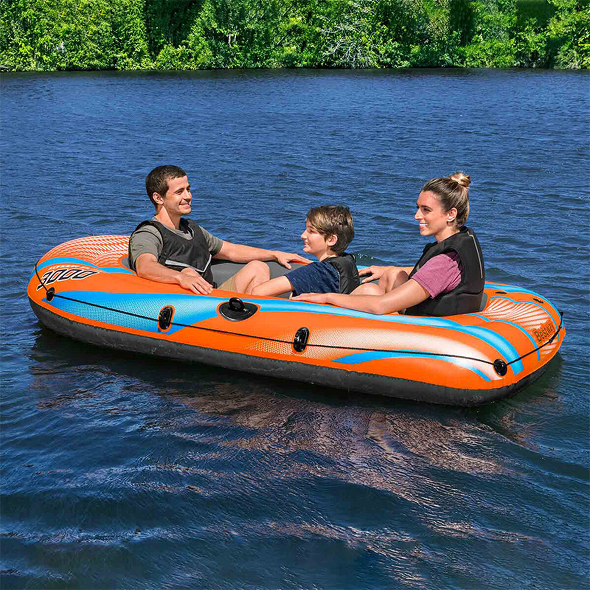 Надувная лодка Bestway Kondor Elite 3000 246 x 122 x 45 cm-7