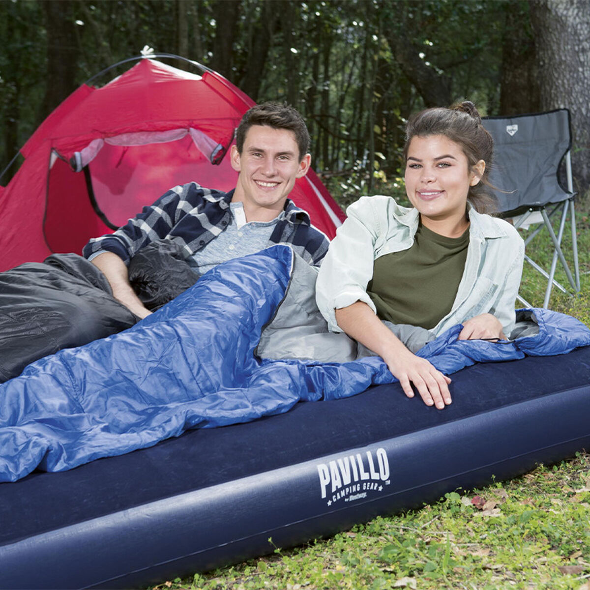 Надувной матрас Bestway Queen 203 x 152 x 22 cm-3