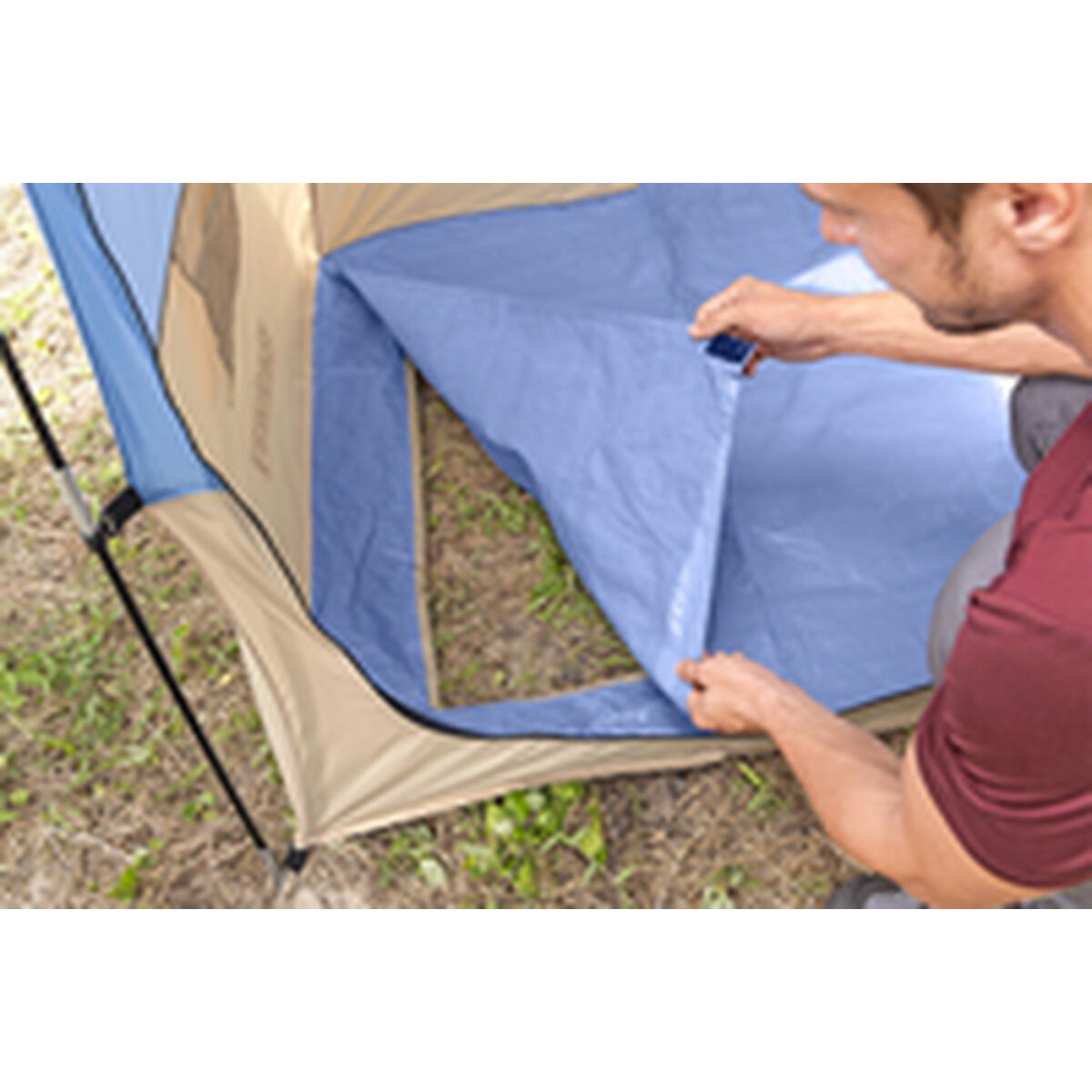 Загородный магазин Bestway Синий 110 x 110 x 190 cm-6