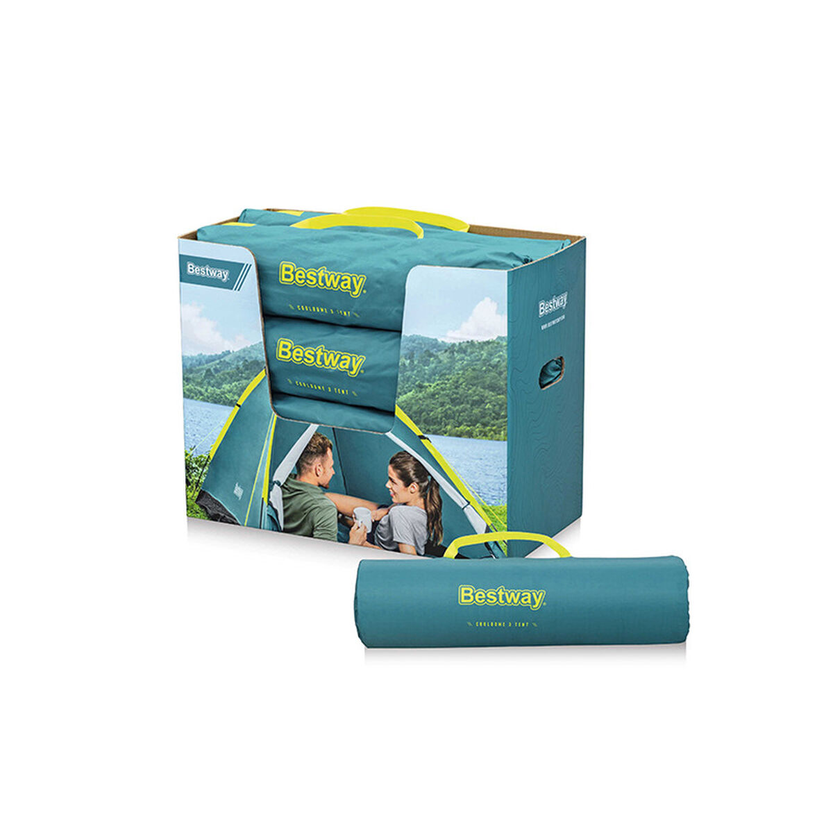 Загородный магазин Bestway Зеленый 210 x 210 x 130 cm-2