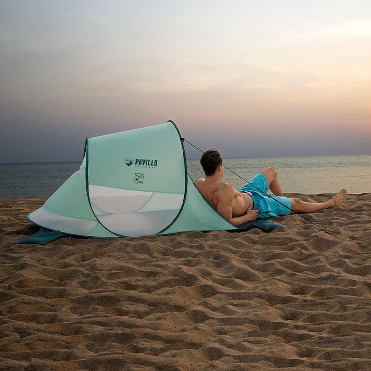 Заслон от ветра Bestway Разноцветный 200 x 120 x 90 cm 100 % полиэстер-3