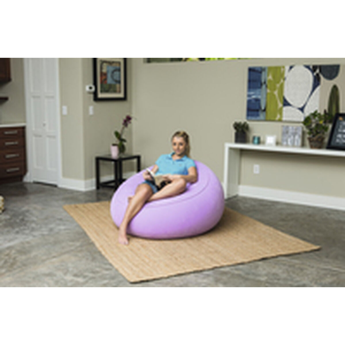 Надувное кресло Bestway Fashion 112 x 112 x 66 cm-8