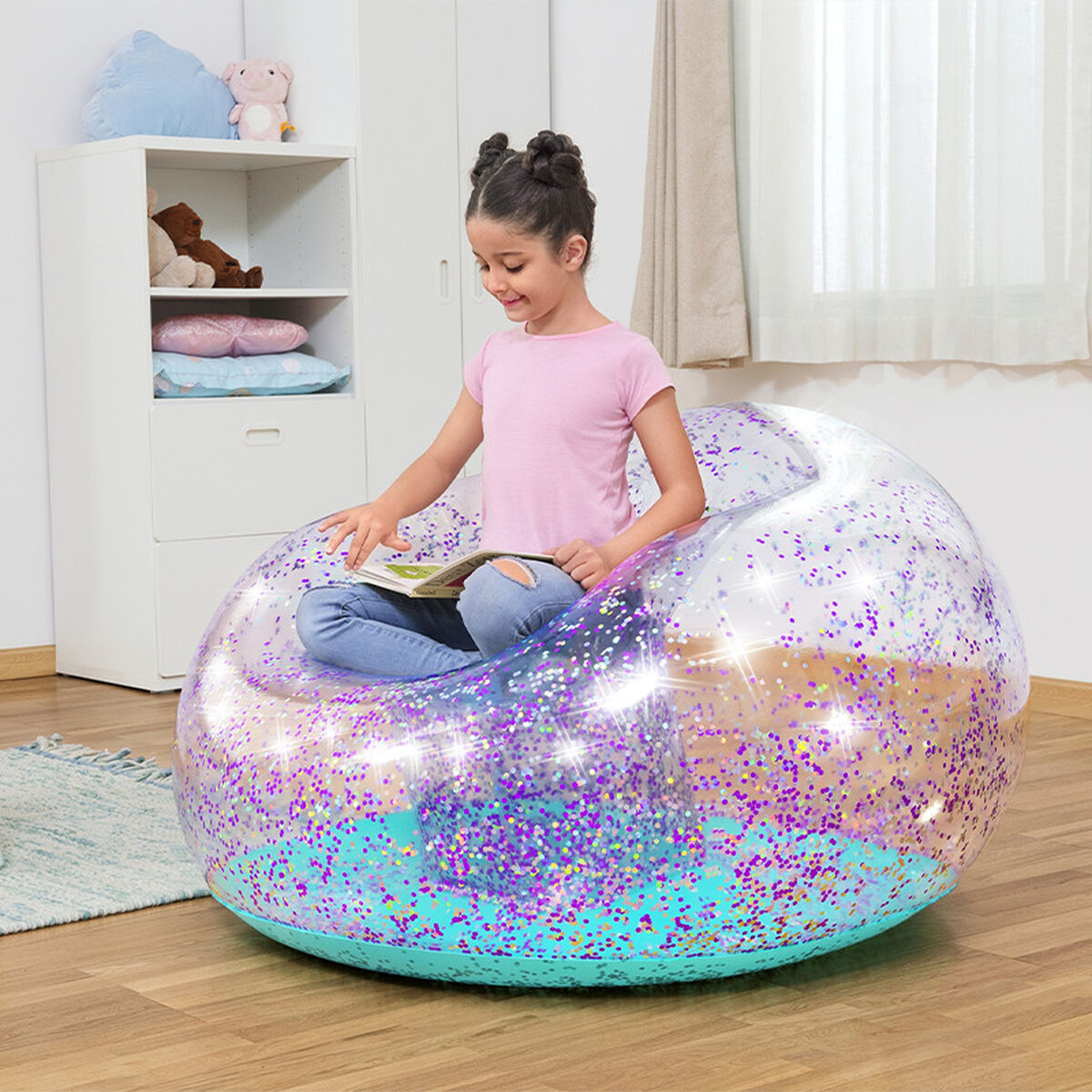 Надувное кресло Bestway Разноцветный 114 x 112 x 66 cm Пурпурин-3