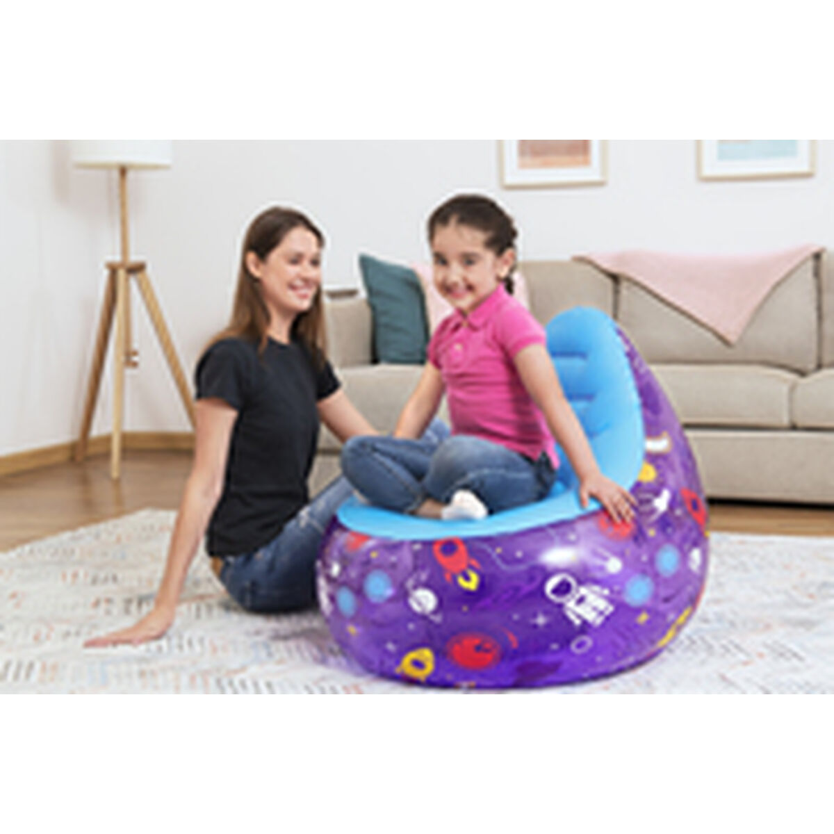 Надувное кресло Bestway Разноцветный 72 x 72 x 64 cm Космический корабль-6