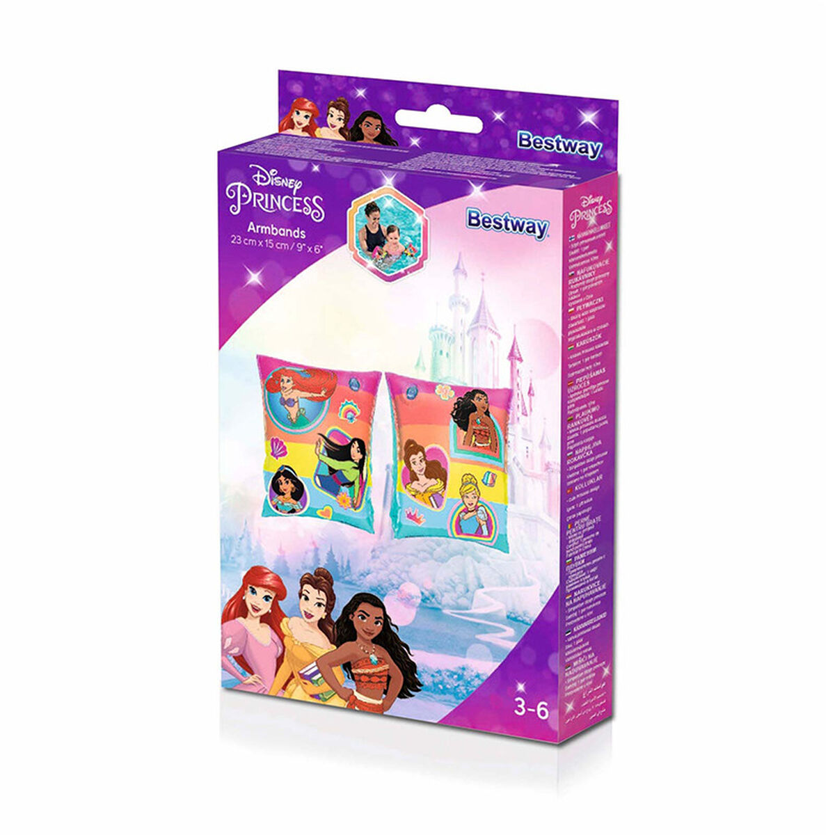 Меховая муфта Bestway Разноцветный Принцессы Диснея 3-6 лет-2