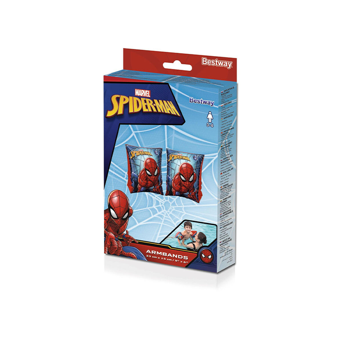 Меховая муфта Bestway Разноцветный Spiderman 3-6 лет-2