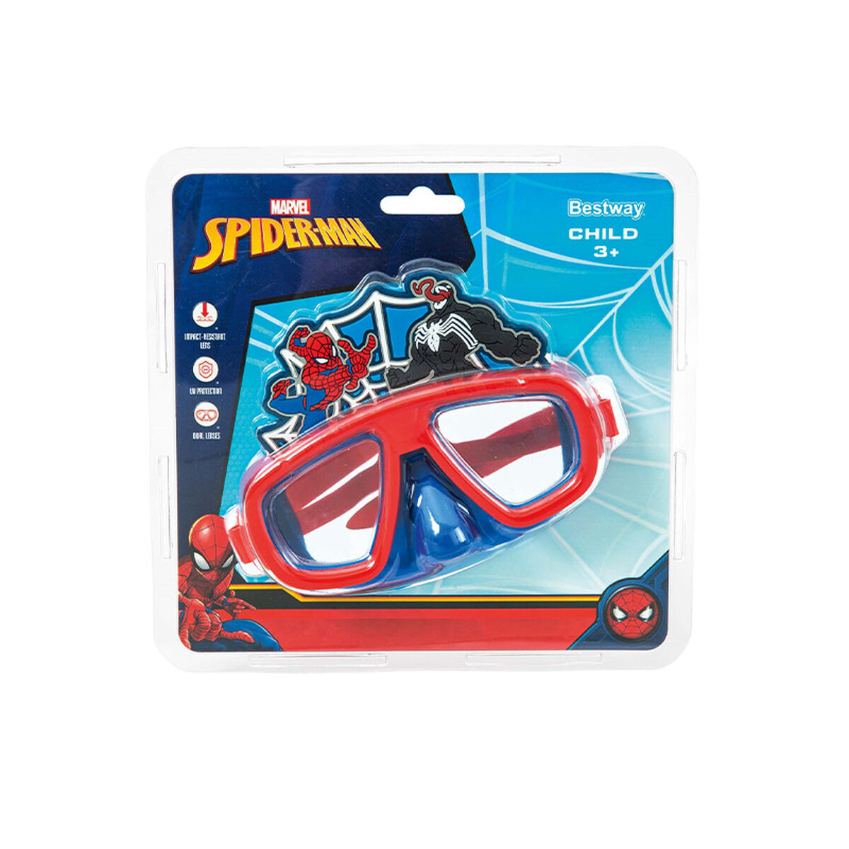 Маска для ныряния Bestway Синий Spiderman-2