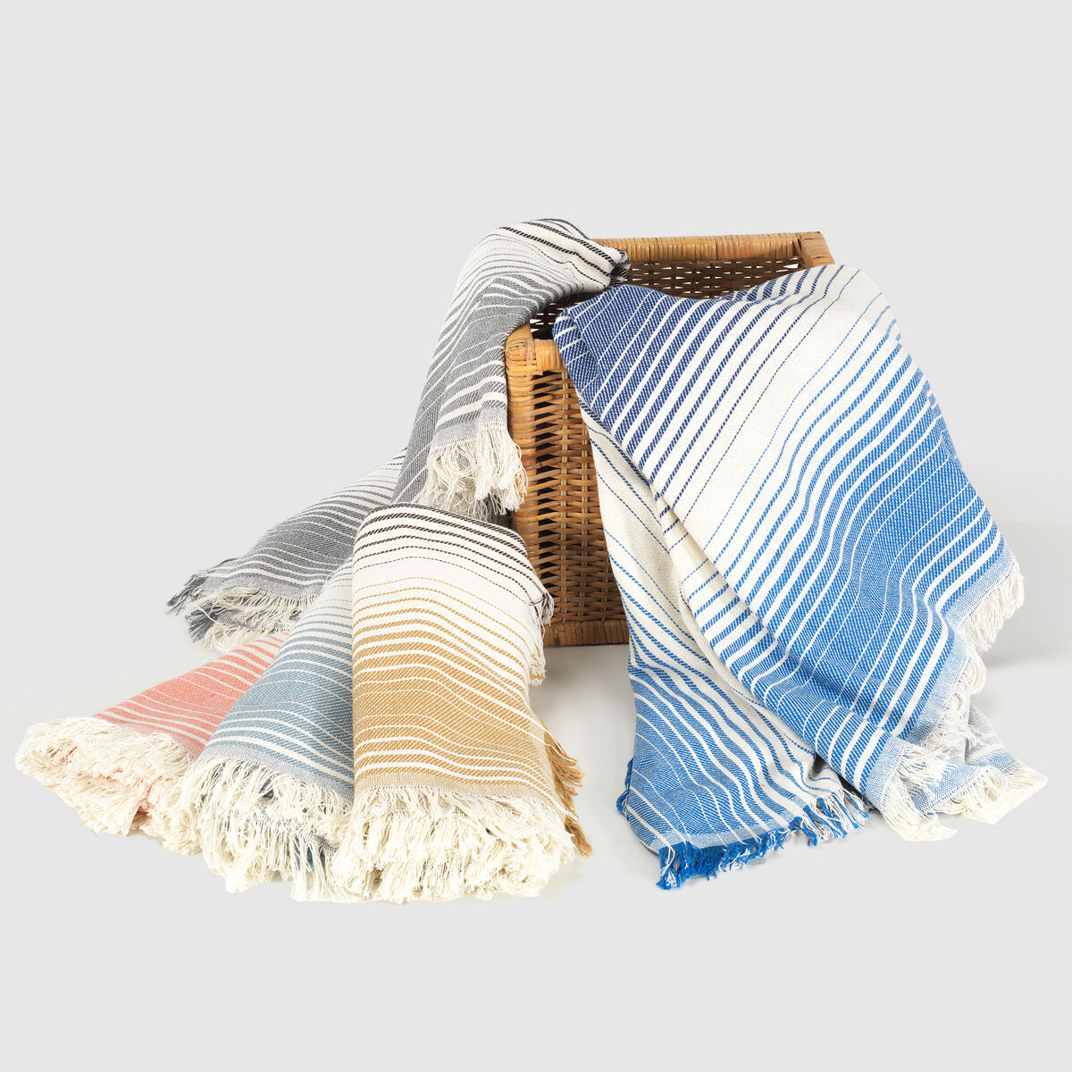 Alexandra House Living Ibiza Beach Towel Ochre 125 x 180 cm-3