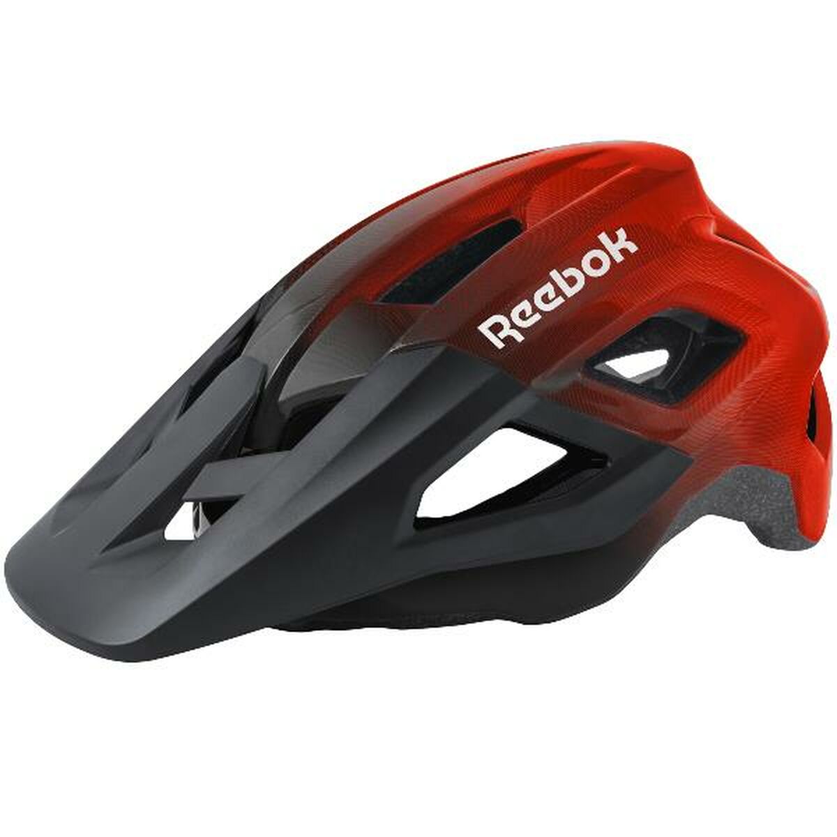 Adult bicycle helmet Reebok Black Red Visor-2