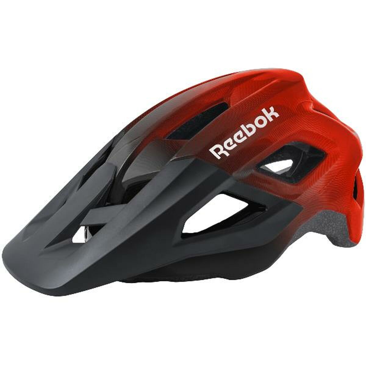 Adult bicycle helmet Reebok Black Red Visor-2