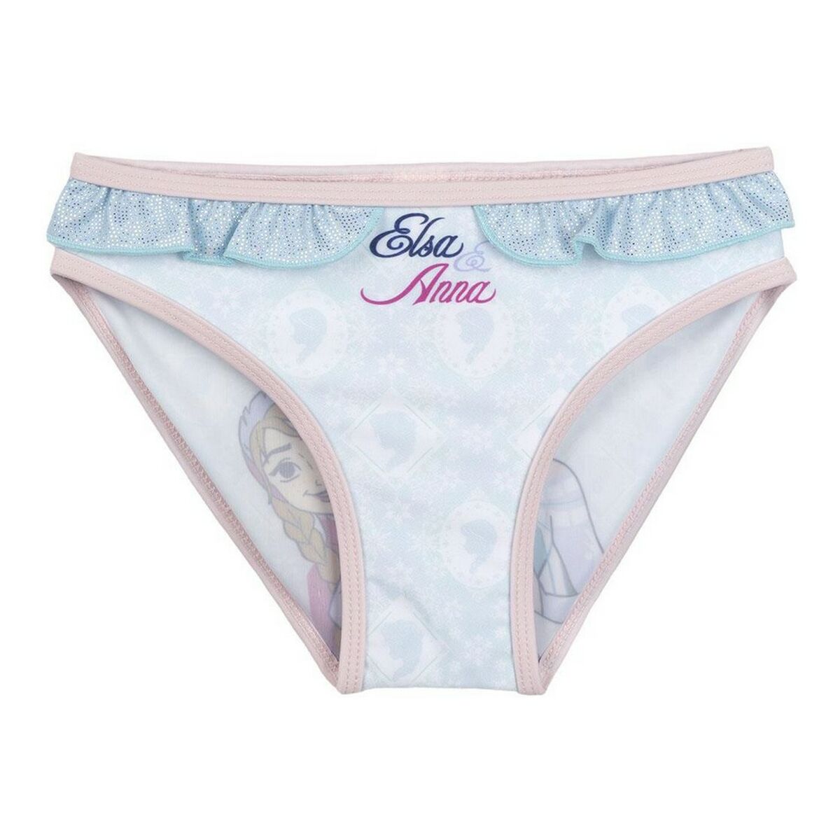 Frozen Blue Light Blue Girls Swimsuit