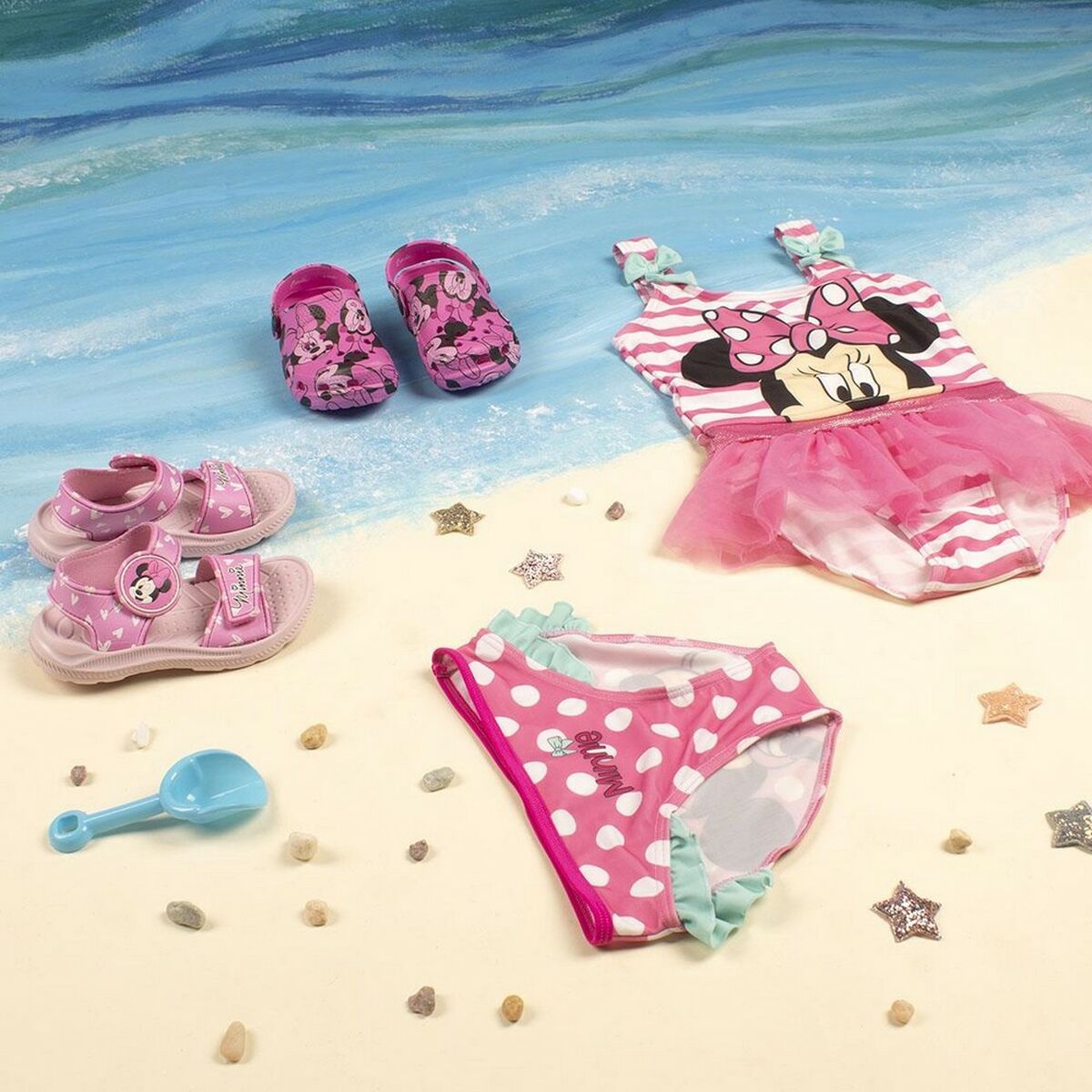 Купальник для девочек Minnie Mouse Розовый-2