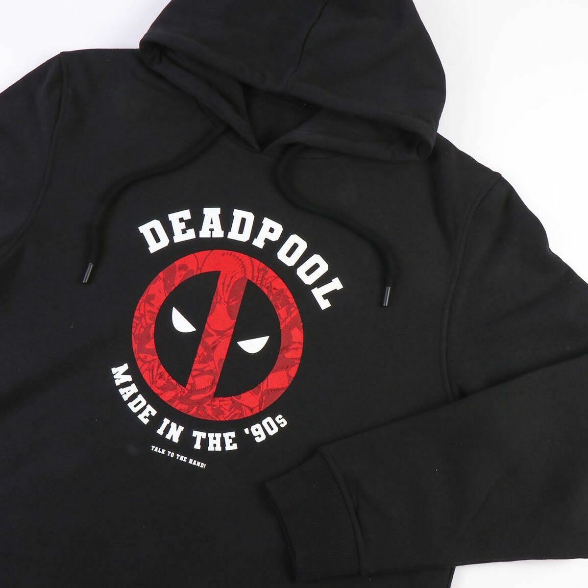 Толстовка с капюшоном мужская Deadpool Чёрный-3