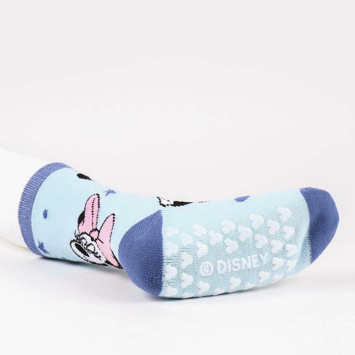 Minnie Mouse Anti-Fall Socks قطع 2 متعددة الألوان-3
