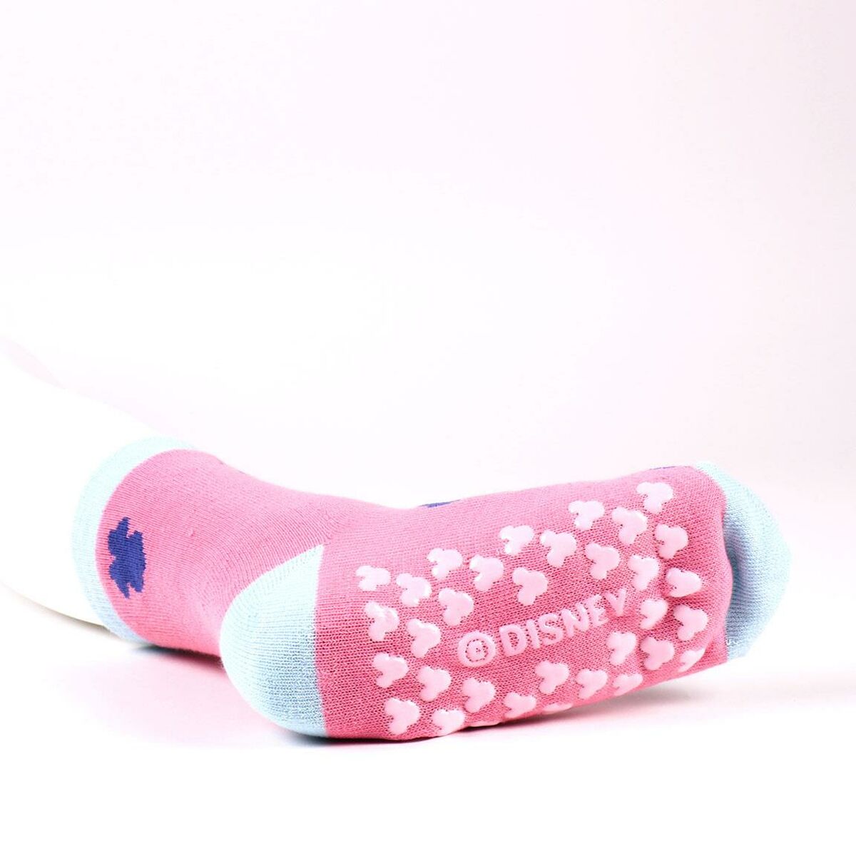 Minnie Mouse Anti-Fall Socks قطع 2 متعددة الألوان-5