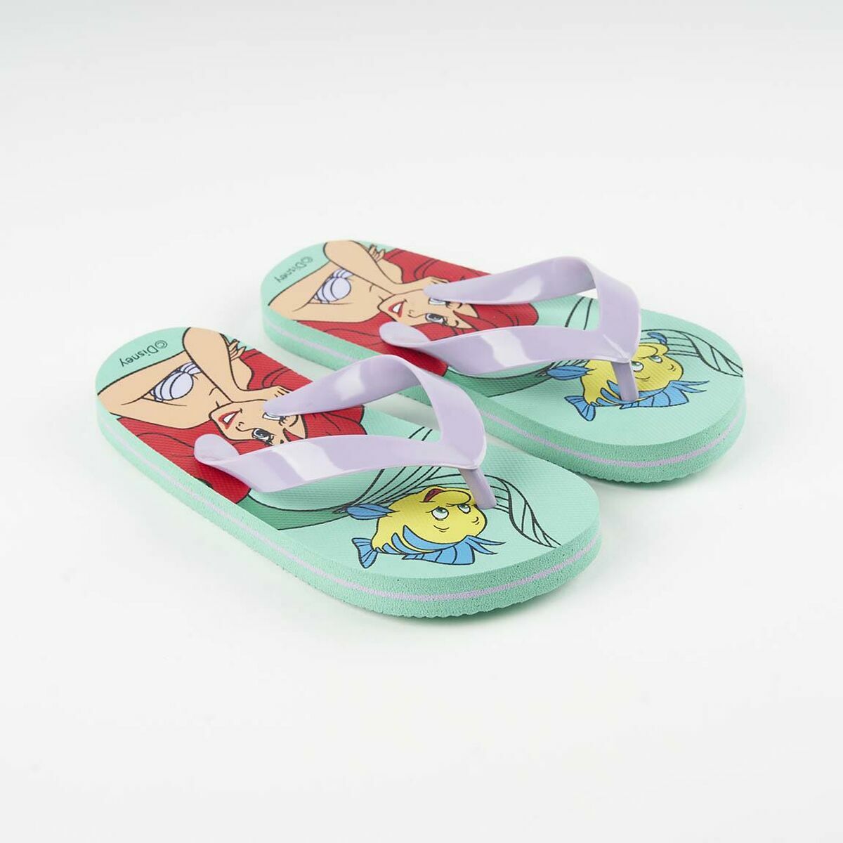 Шлепанцы для детей Disney Princess бирюзовый-3