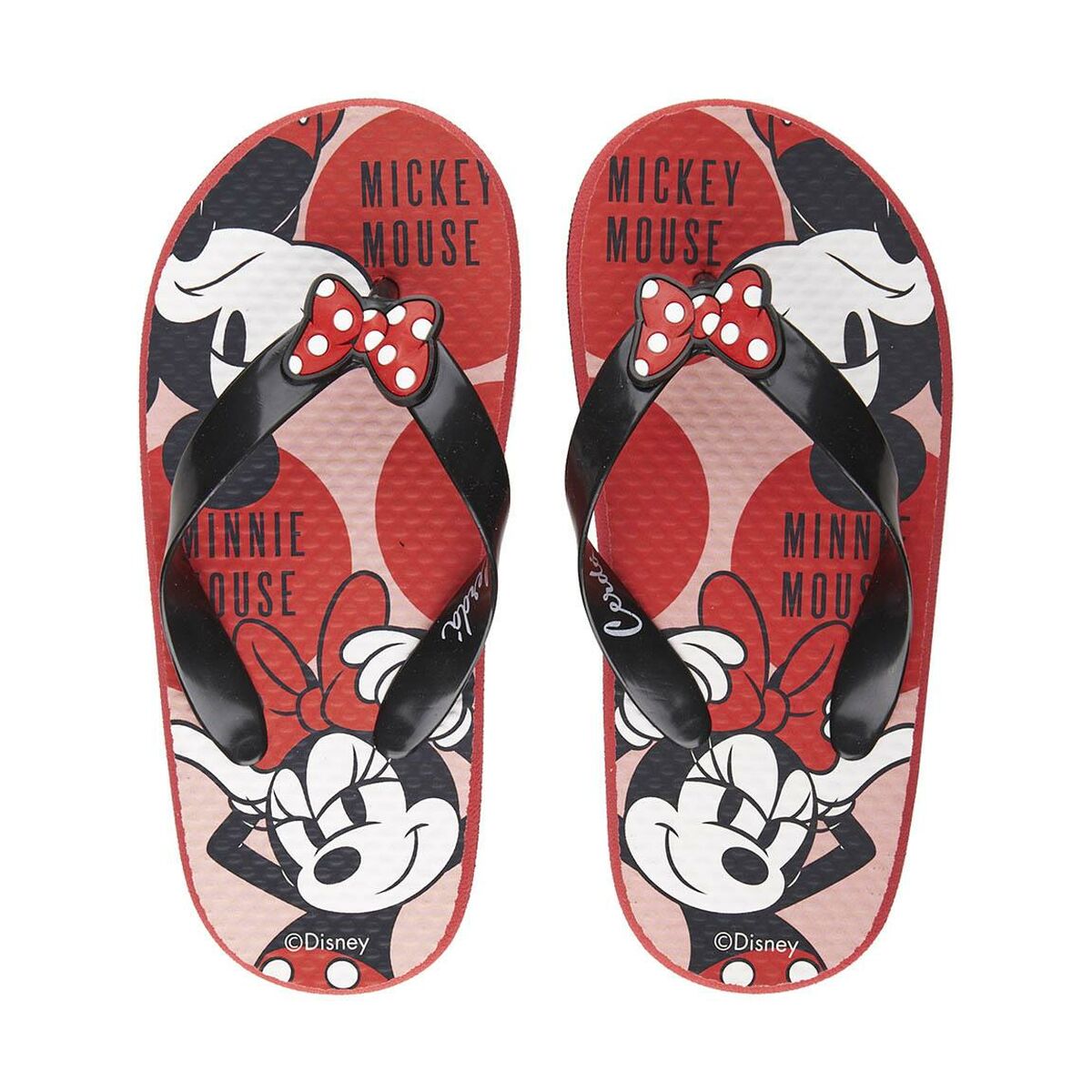 Шлепанцы для детей Minnie Mouse Красный-3