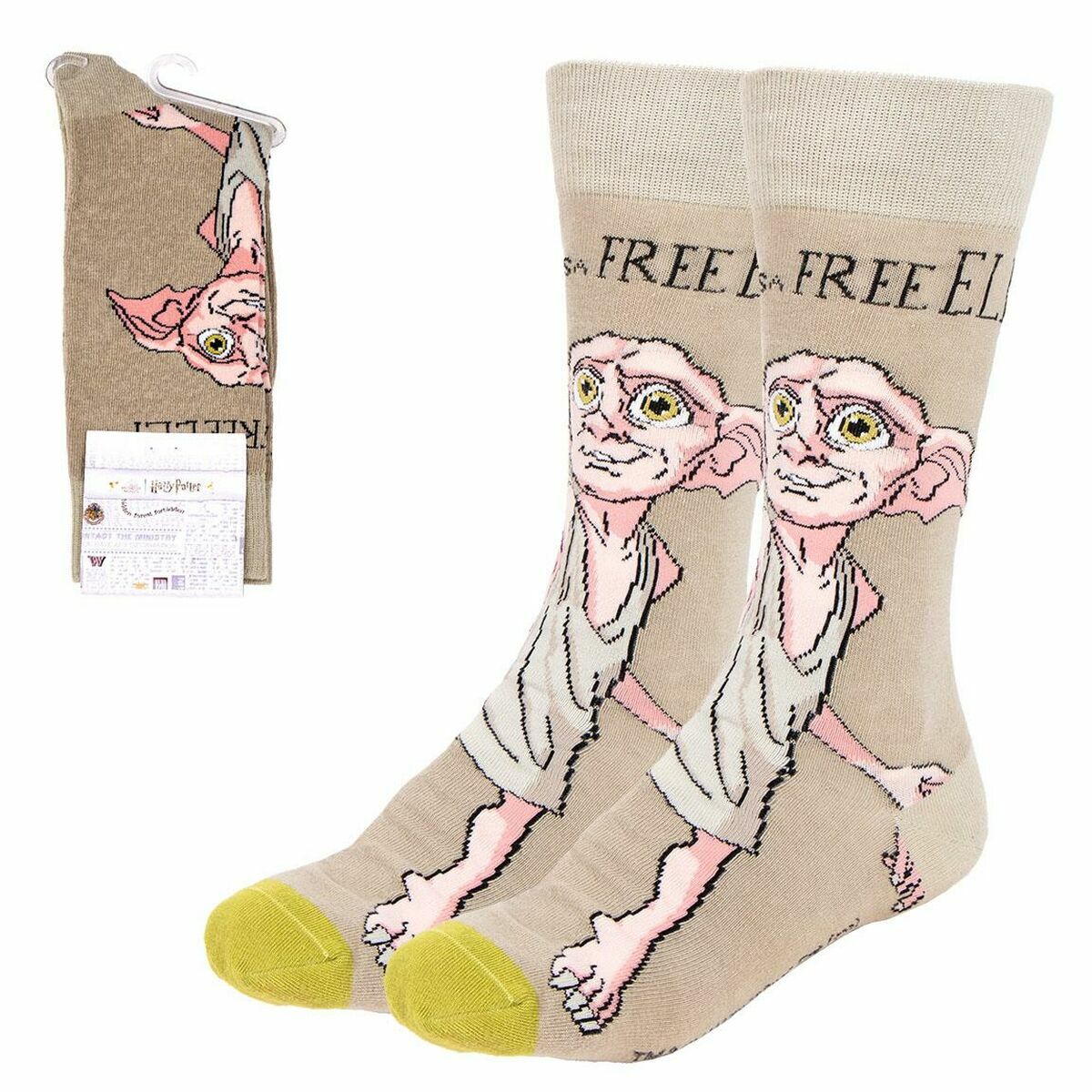 Носки Harry Potter Dobby Бежевый-2