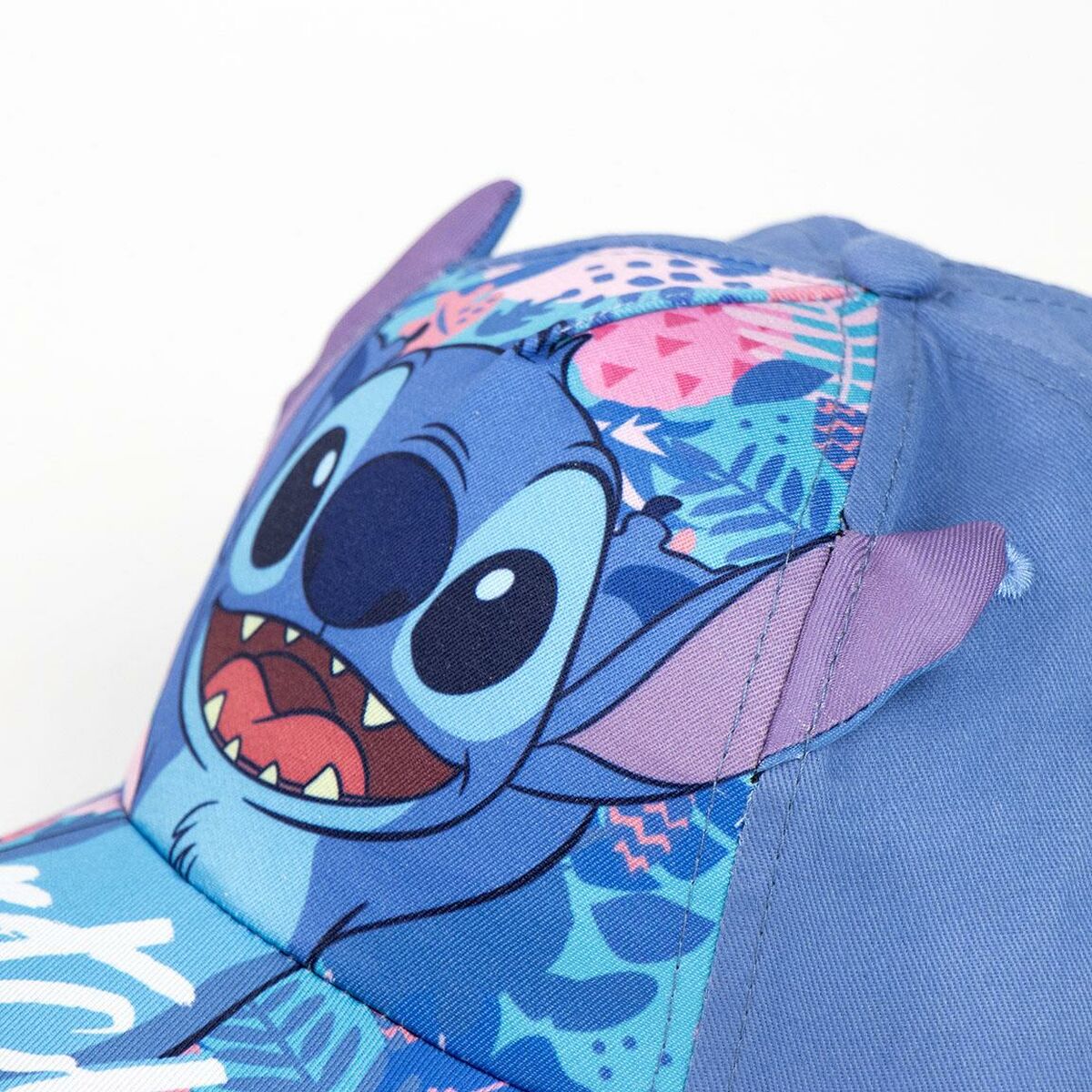 Детская кепка с ушами Stitch Синий-4