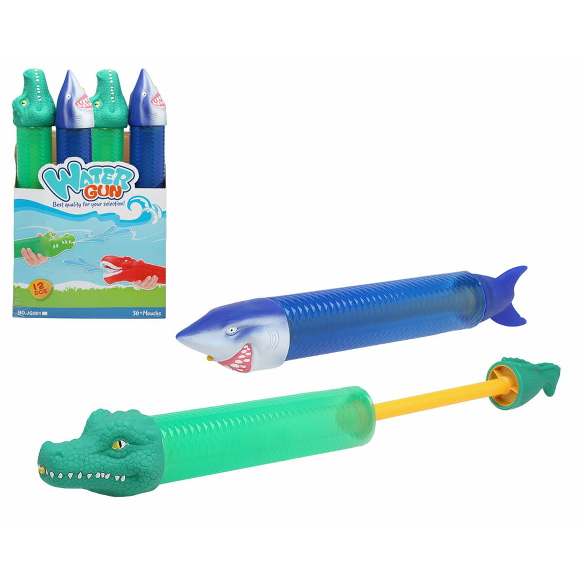 Водяной пистолет Water Animals Разноцветный Резина Eva-2
